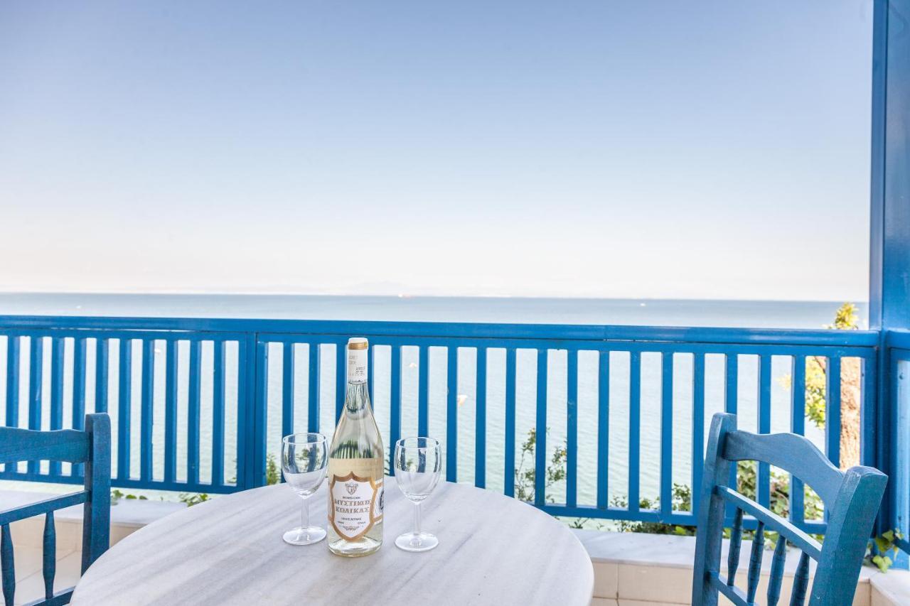 Navy Greece Villa With Swimming Pool & Sea View Макри-Ялос Экстерьер фото